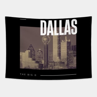 Dallas cityscape Tapestry