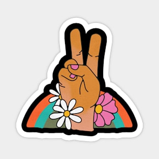 70s Peace Sign Magnet