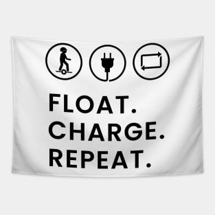 Onewheel Tshirt Design Float Charge Repeat Tapestry