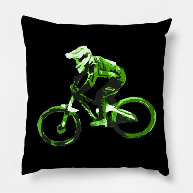 mtb Pillow by rickylabellevie