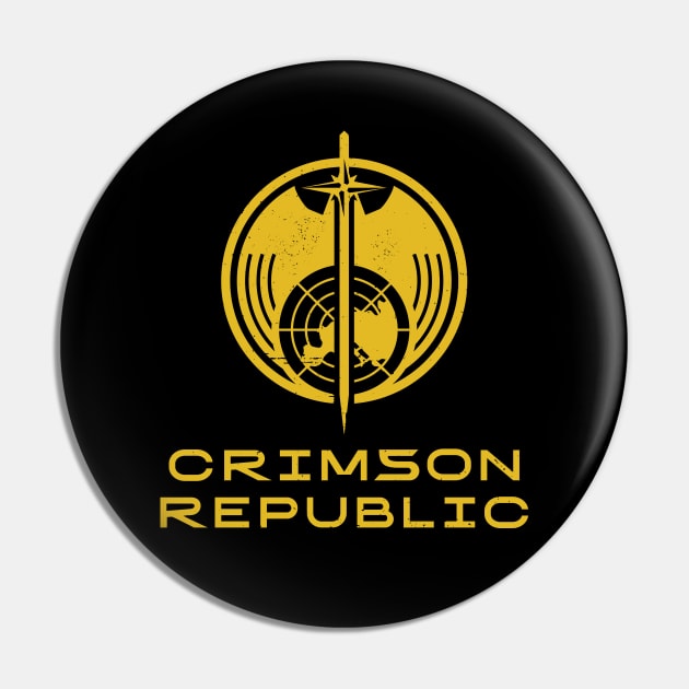 Crimson Republic Pin by BadCatDesigns