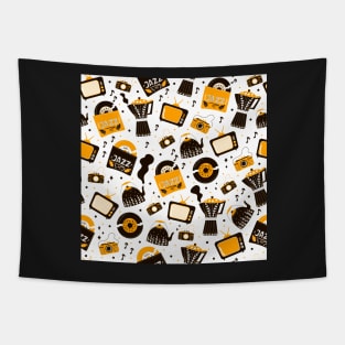 Cozy retro style objects Tapestry