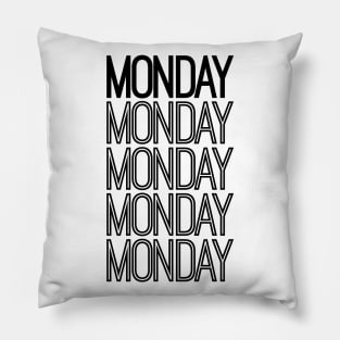 Weekdays: Monday Pillow