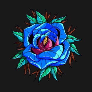 Blue rose T-Shirt