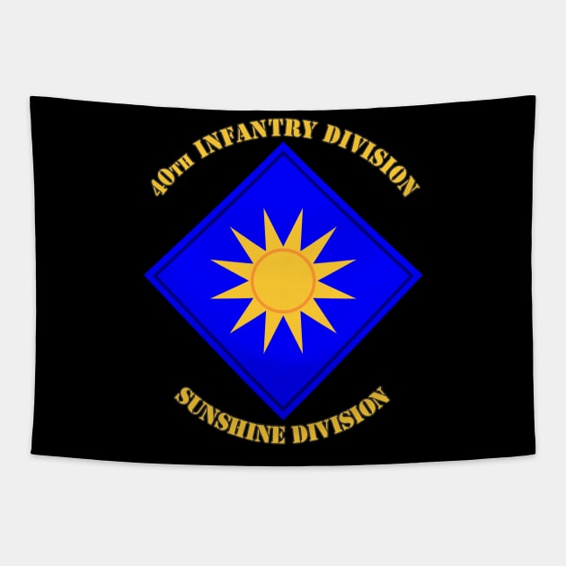 40th Infantry Division Tapestry by MBK