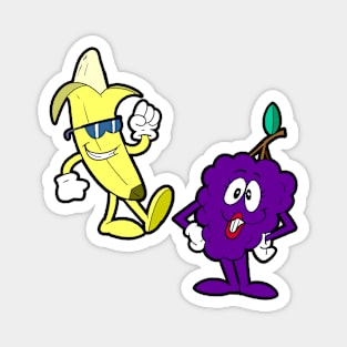 Bananas & Grapes Magnet