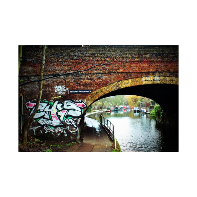 Graffiti Street Art Regent's Canal Camden London by AndyEvansPhotos