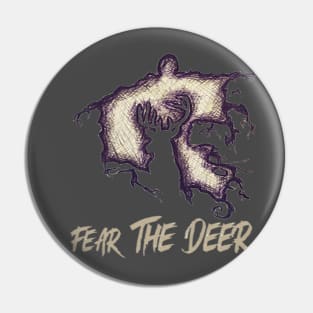 Fear The-Deerfunny gift for Milwaukee Basketball Buck Pin