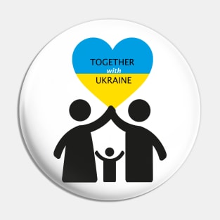 Together with Ukraine Pin