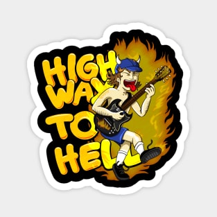 Angus Young ACDC Magnet