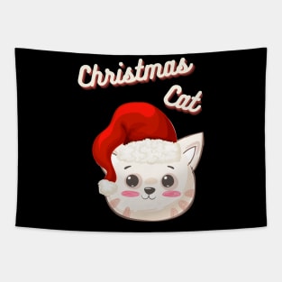Christmas Cat Tapestry