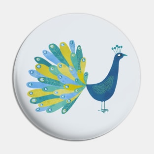 Peacock Pin