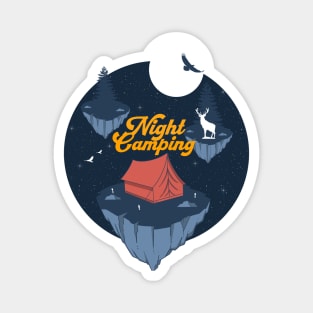 Night Camping Magnet