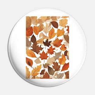 Abstract Autumn Breeze Pin