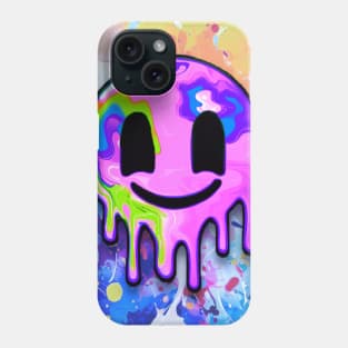 Paint Splatter Smiley Phone Case