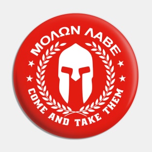 Mod.30 Molon Labe Greek Spartan Pin