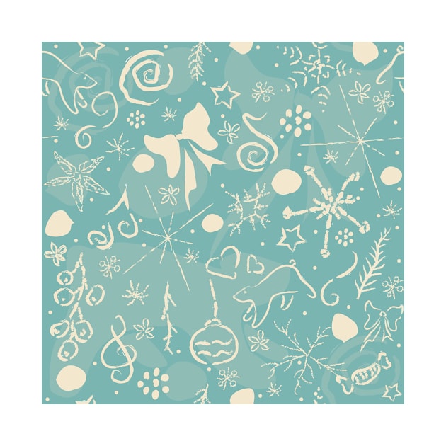 Winter Pattern by Kristina Stellar Scandinavian Land