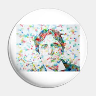 OSCAR WILDE - watercolor portrait.3 Pin