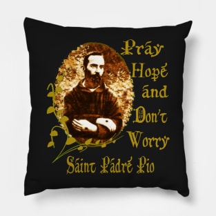 St Padre Pio Catholic Saint Pillow