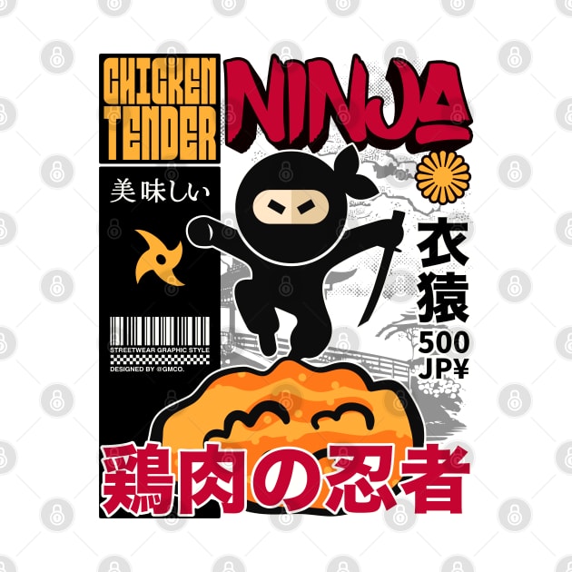 Chicken Tender Ninja by Garment Monkey Co.