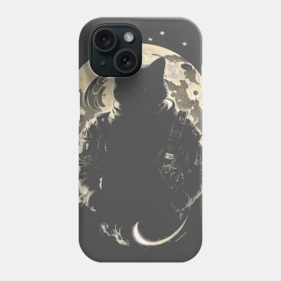 Cat Astronaut - Moonlight Phone Case