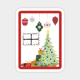 Holiday Tree Gifts Magnet