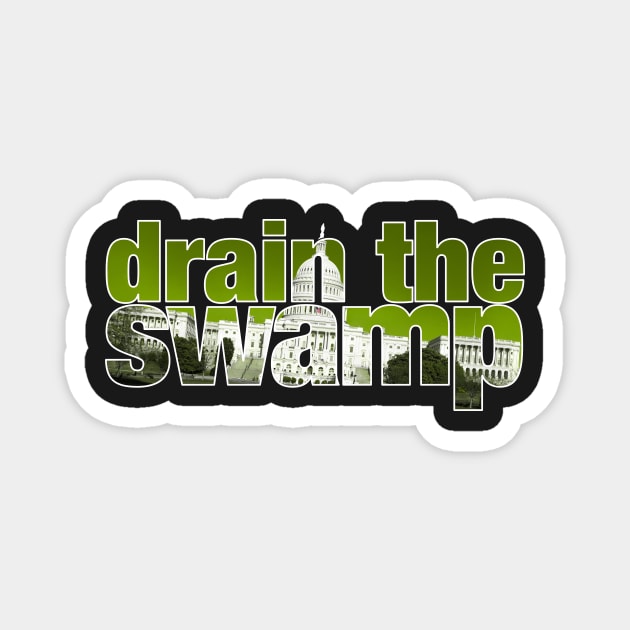 Drain the Swamp - End Government Corruption Magnet by ViktorCraft