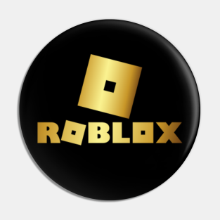 Roblox Logo Pins And Buttons Teepublic - gold roblox logo
