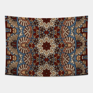 Boho Style Abstract Festive Mandala Pattern Tapestry