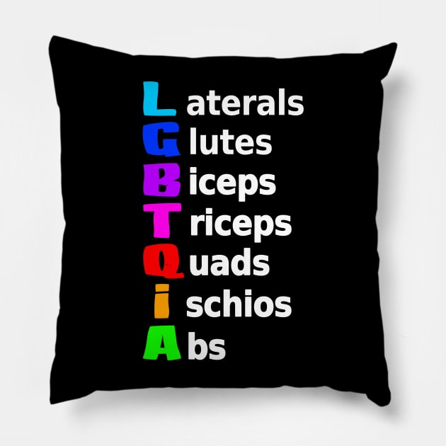 Lgbtqia Sport Pillow by Meca-artwork
