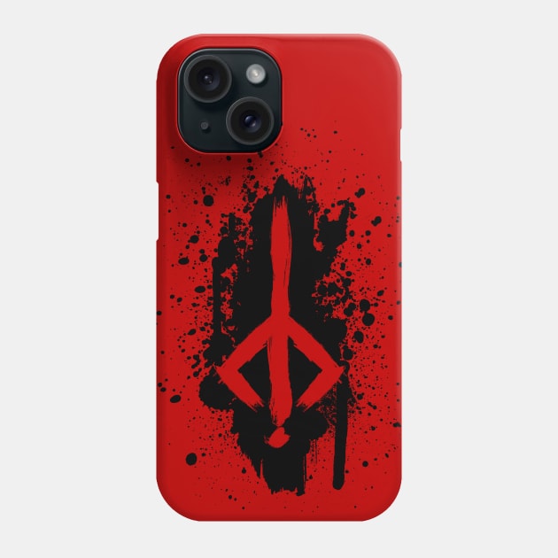 Bloodborne, hunter's rune black Phone Case by Gammatrap