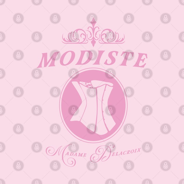 Modiste corset design, Madame Delacroix couturier to Bridgerton Society by YourGoods