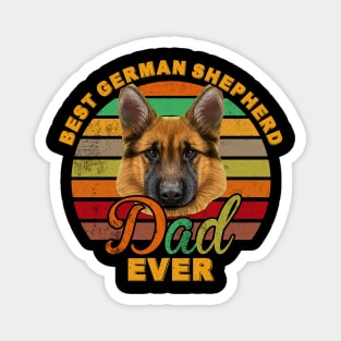 Best German Shepherd Dad Ever Magnet