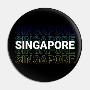 Singapore City Kinetic Design Pin