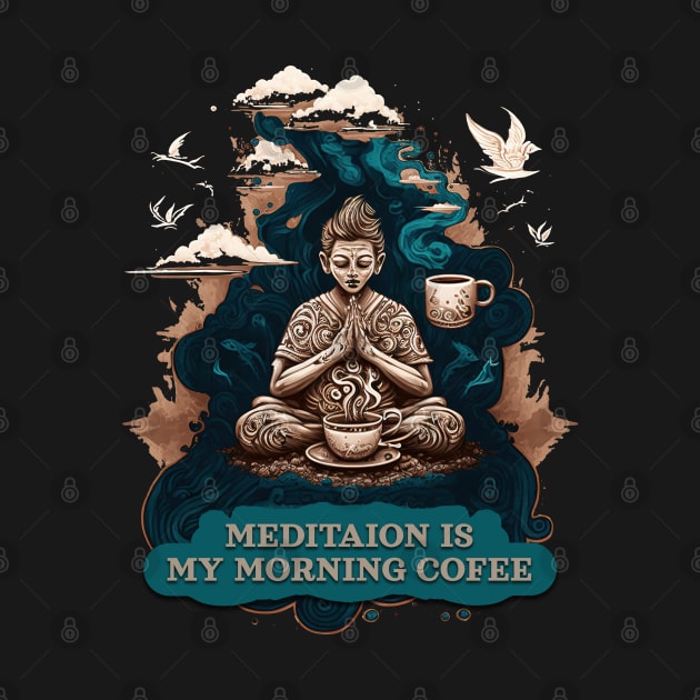 Meditation is my morning coffee by Meditation Minds 
