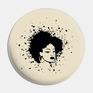 Afro Pin