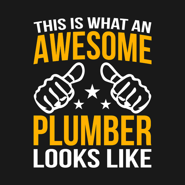 This Is What An Awesome Plumber Looks Like by funkyteesfunny