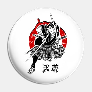 Swords of Legend: Miyamoto Musashi Ukiyo-e Pin