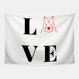 Pittie Love Tapestry