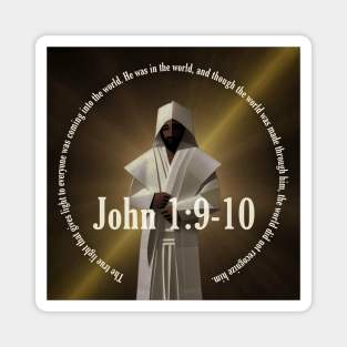 John 1:9-10 Magnet