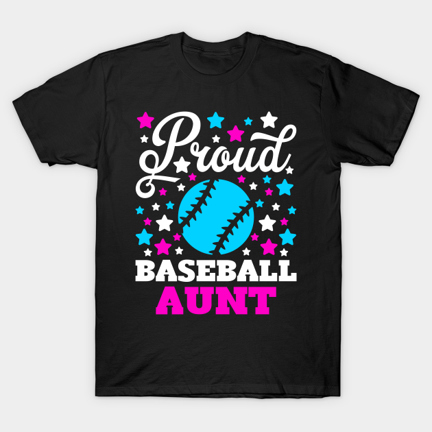 Discover Proud Baseball Aunt - Baseball Aunt - T-Shirt