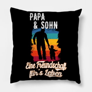 Papa und Sohn Vintage Partnerlook Vater Vatertag Pillow