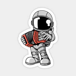 Astronaut Accordion Magnet