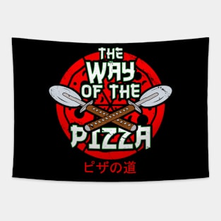 The Way Of The Pizza Japanese Ninjas Gift For Pizza Lovers Tapestry