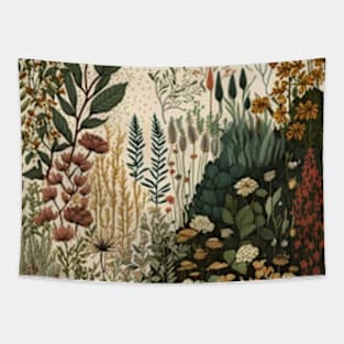 Beautiful Wildflowers garden Tapestry