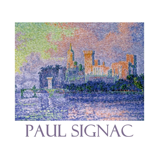 Chateau de Papes, Avignon (1900) by Paul Signac by Naves