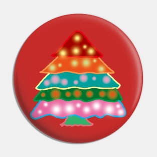 Christmas tree vintage Pin