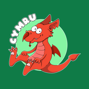 Sitting Welsh dragon T-Shirt