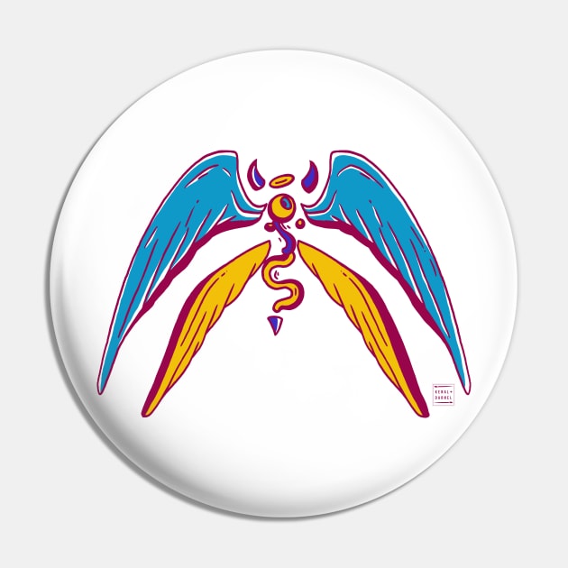 Triad Angel Eye Pin by kenallouis