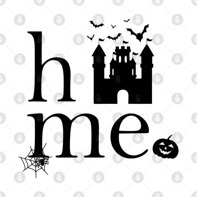 Halloween Family  Home Haunted Mansion Castle Women Men Kids by IstoriaDesign